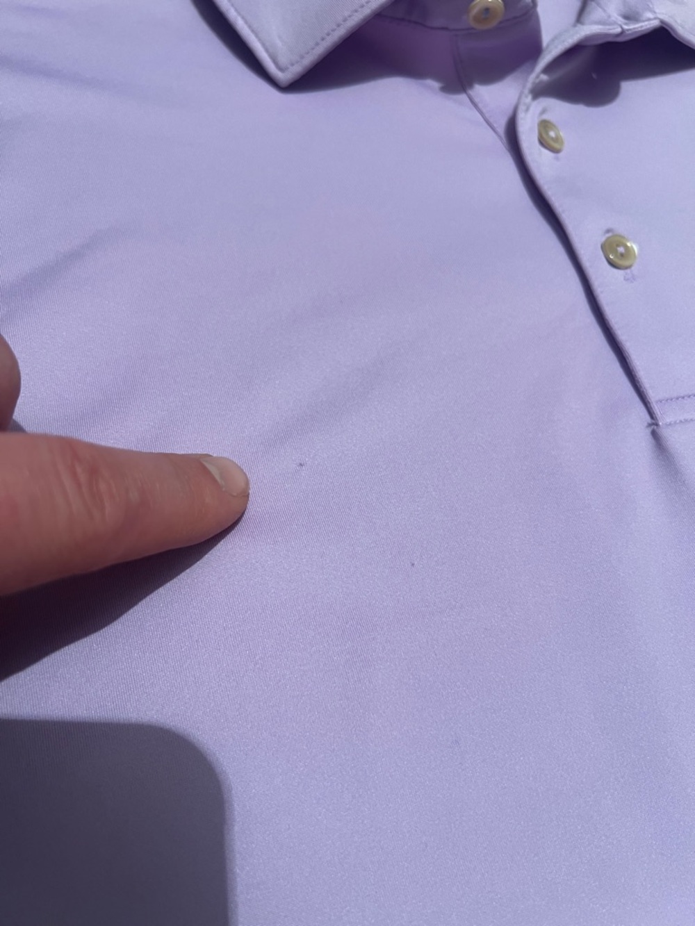 Peter Millar Solid Performance Golf Polo in Petal… - image 6